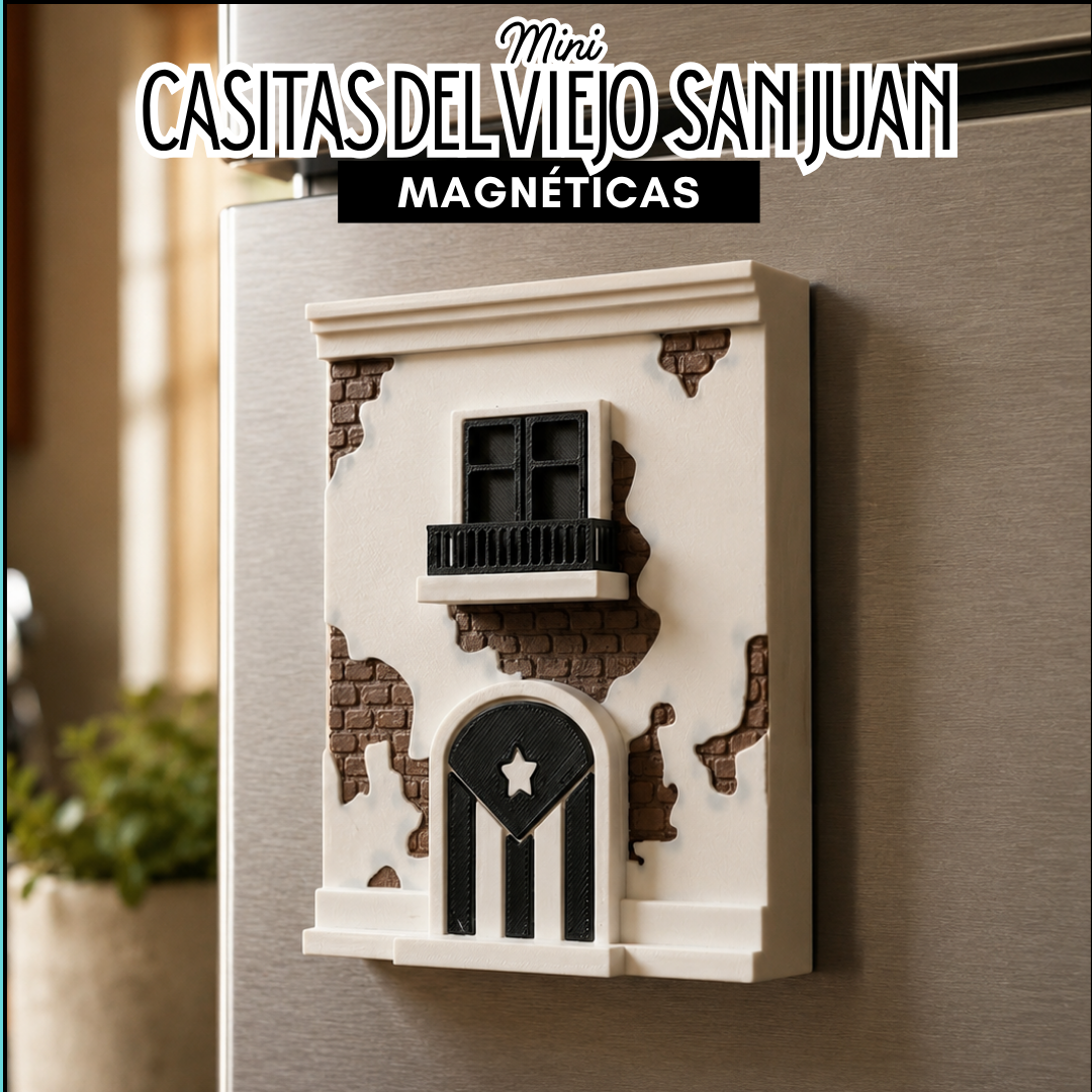 Casitas Magnéticas del Viejo San Juan: souvenirs pequeños con mucho color