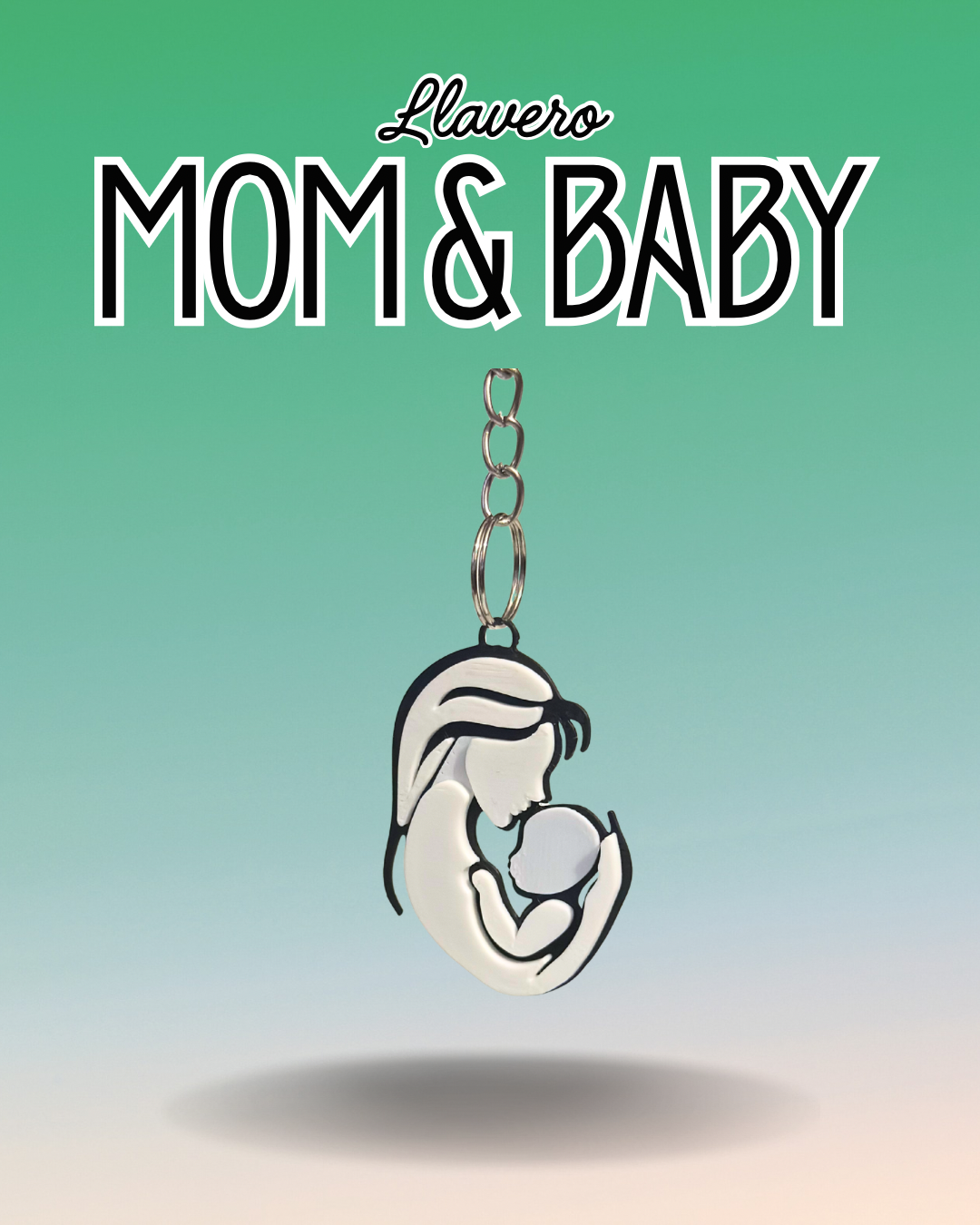 Llavero mamá y bebé