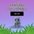 mini figura coleccionable No. 150 estilo pop impresa en 3D por PopLayer