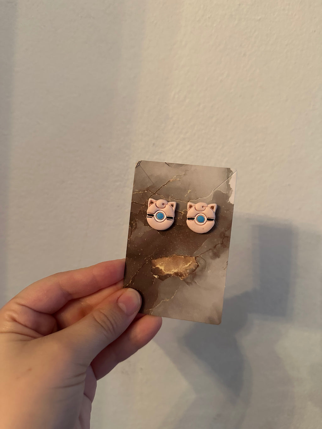 Studs No. 039 pequeñas hechos a mano en arcilla polimérica por Little Péridot
