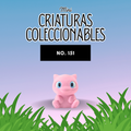 mini figura coleccionable No. 151 estilo pop impresa en 3D por PopLayer