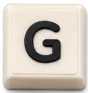 Letter G keycap