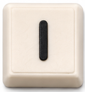 Letter I keycap