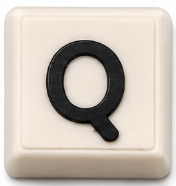 Letter Q keycap