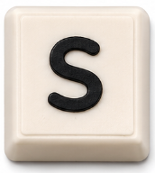 Letter S keycap