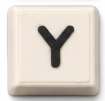 Letter Y keycap