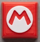 Mario character keycap