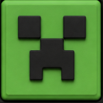 Minecraft creeper face keycap