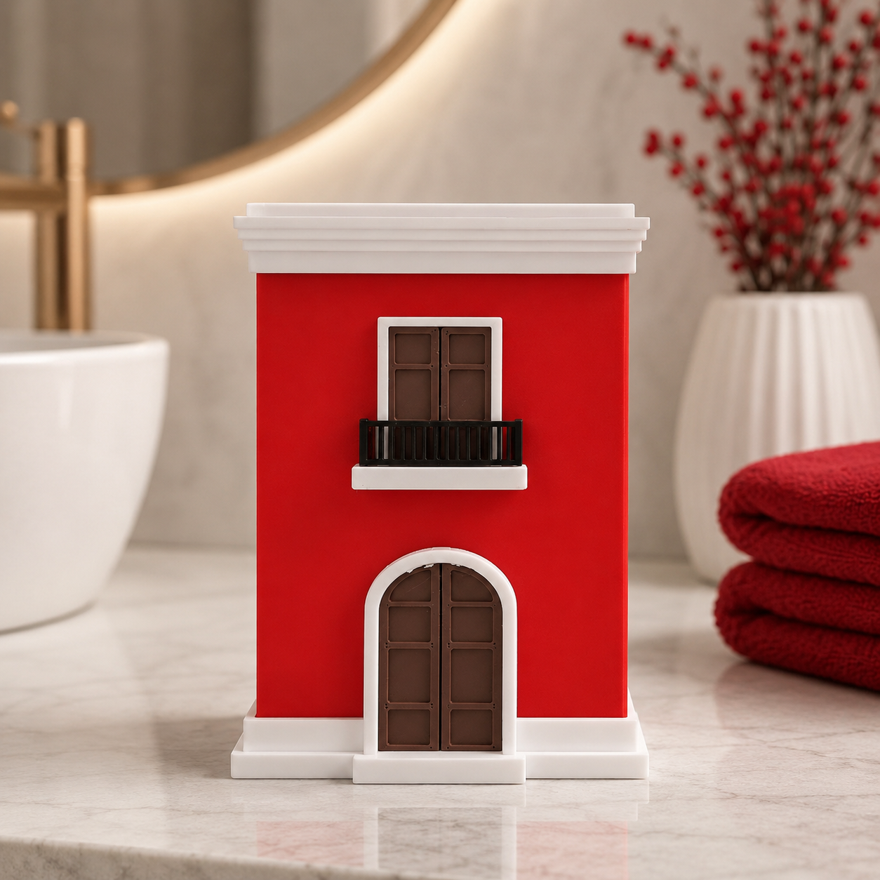 Casita multiuso inspirada en el Viejo San Juan, porta jabón y decoración boricua hecha en Puerto Rico - vista 5
