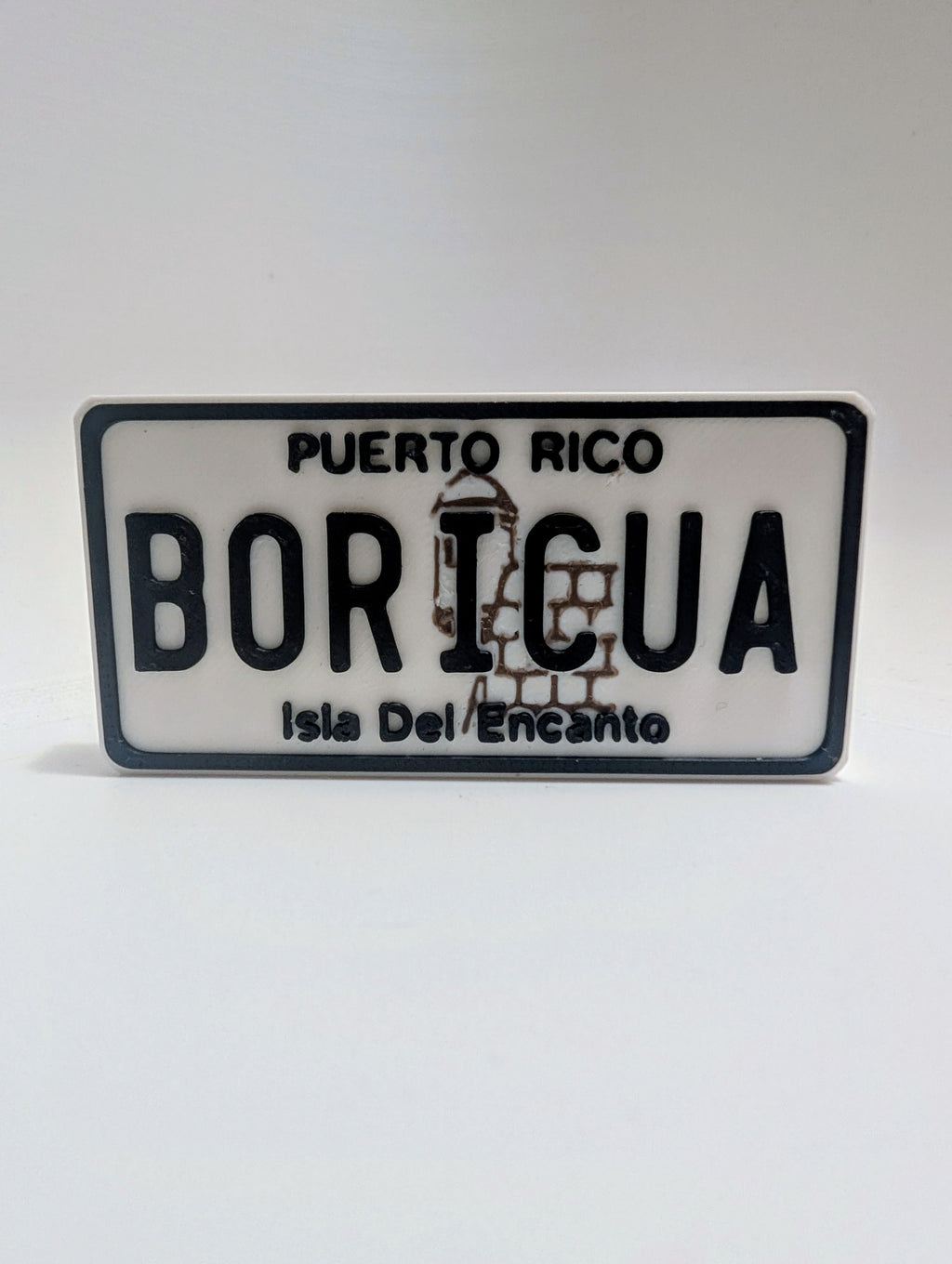 Tablilla clásica boricua magnética, regalo de Puerto Rico para decorar nevera - vista 2