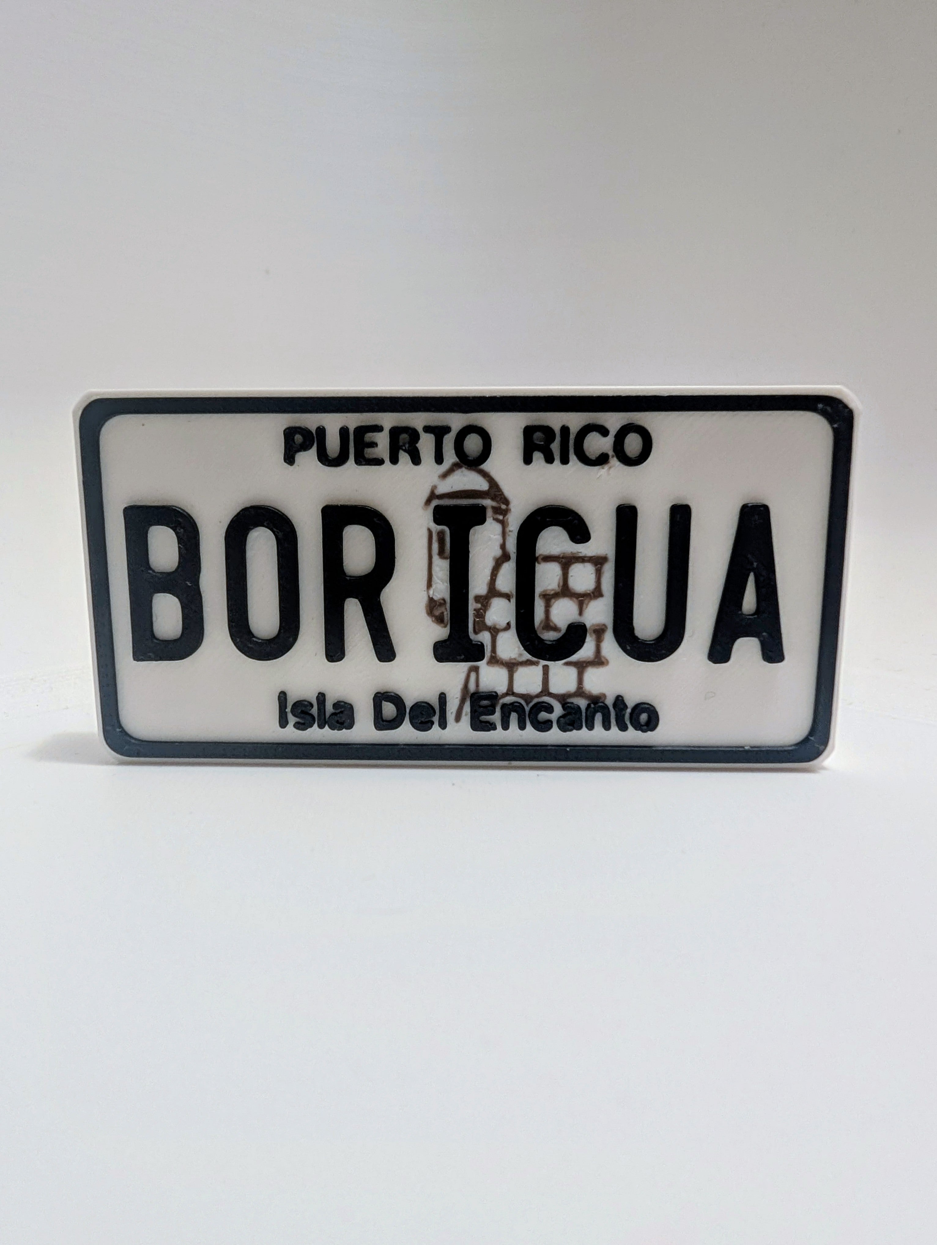 Tablilla clásica boricua magnética, regalo de Puerto Rico para decorar nevera - vista 2