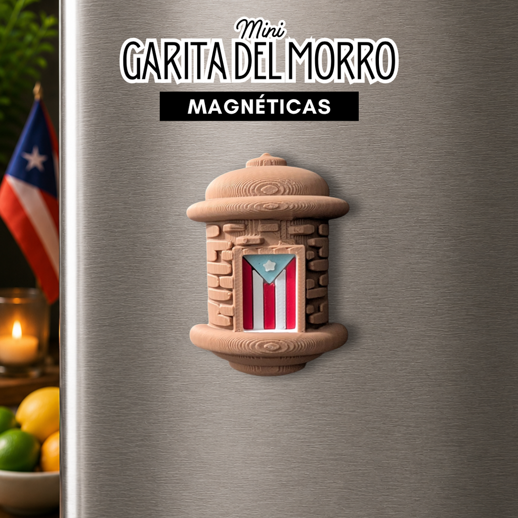 Paquete Pura Cepa de 9 magnetos boricuas BoriLayer inspirados en Puerto Rico - vista 8