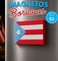 Bandera Azul Celeste Magnética | Regalo de Puerto Rico