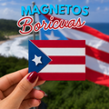 Bandera Azul Marino Magnética | Regalo de Puerto Rico
