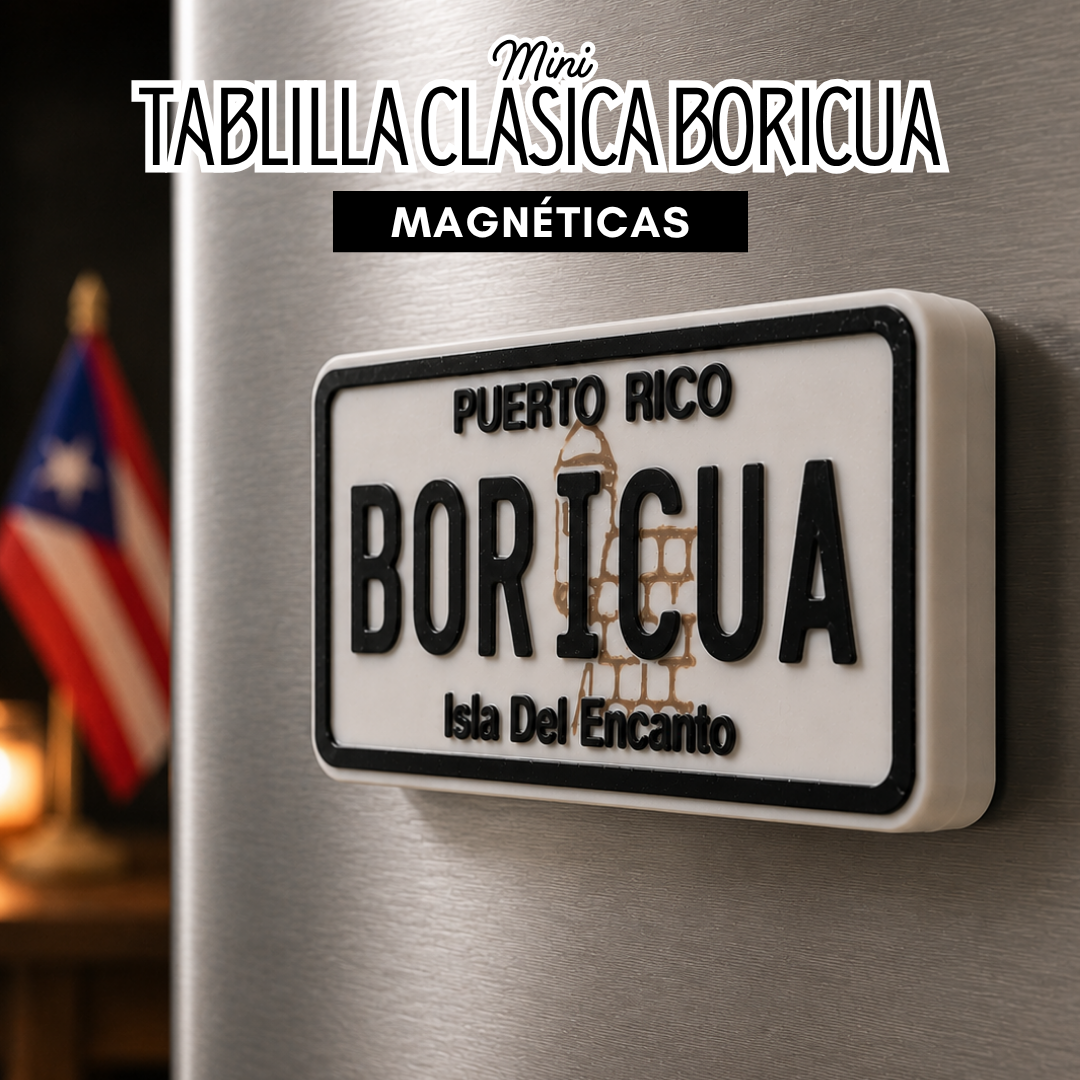 Paquete Pura Cepa de 9 magnetos boricuas BoriLayer inspirados en Puerto Rico - vista 10