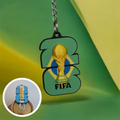 Llavero Abre Latas Brazil – Diseño Mundialista 3D
